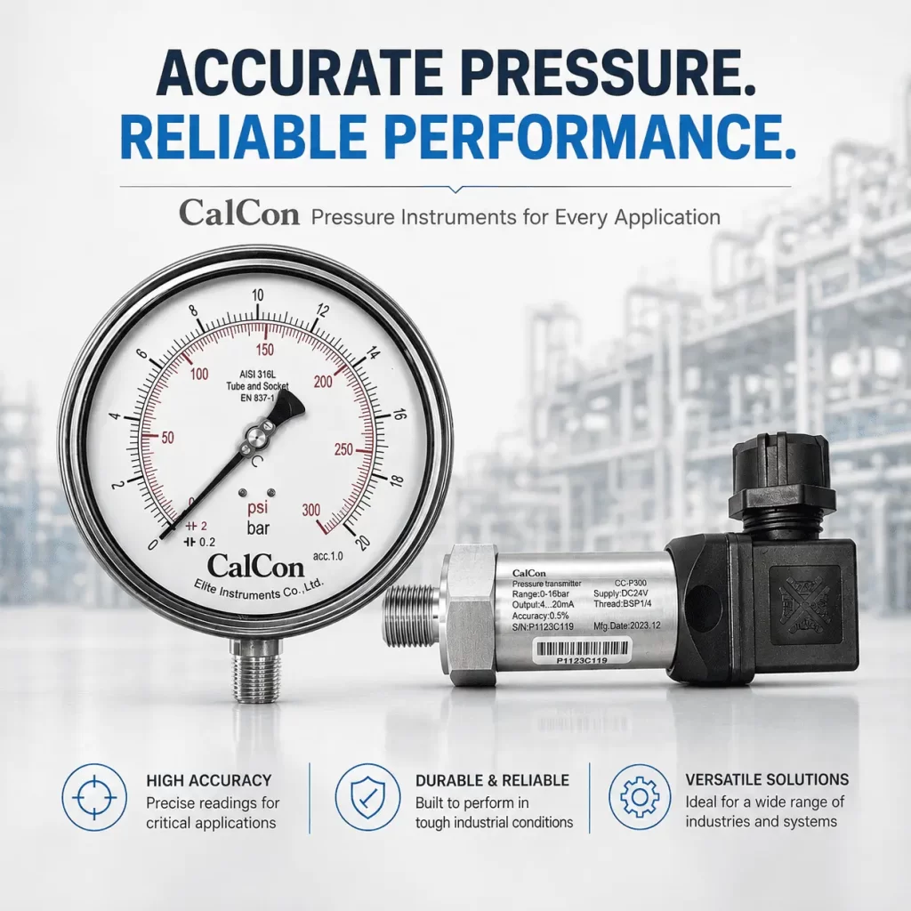 Pressure Transmitter vs Pressure Gauge